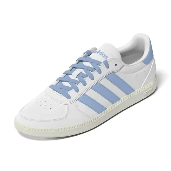 NWT adidas Women's Breaknet Sleek Sneaker, White/Blue/Off White, 6 - Picture 7 of 7